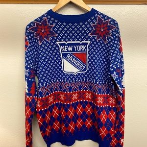 New York Rangers Sweater Mens Medium